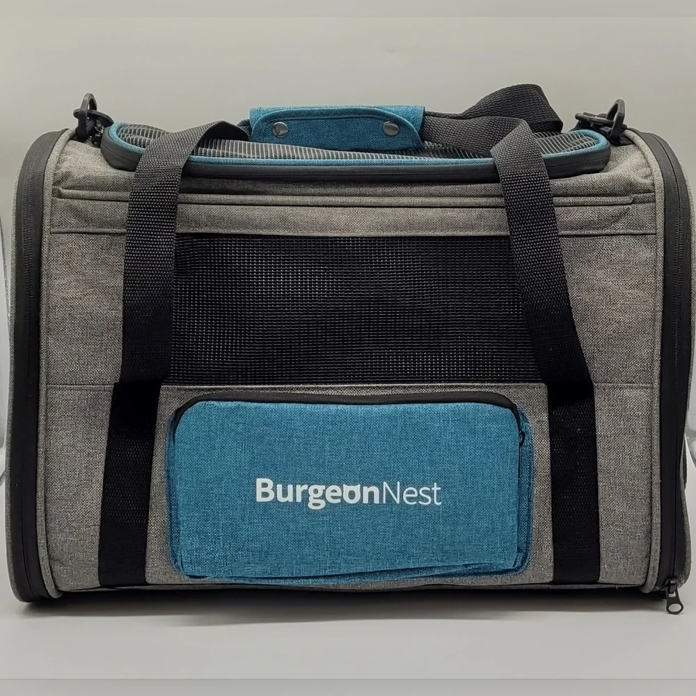 BurgeonNest Cat Carrier for Cats Dogs <20 lbs 17.7